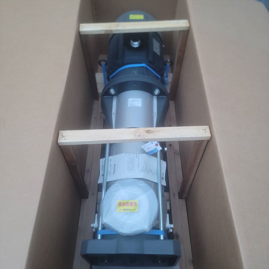 (株)荏原製作所　ステンレス製立形多段ポンプ　80EVML2611E／2019年製