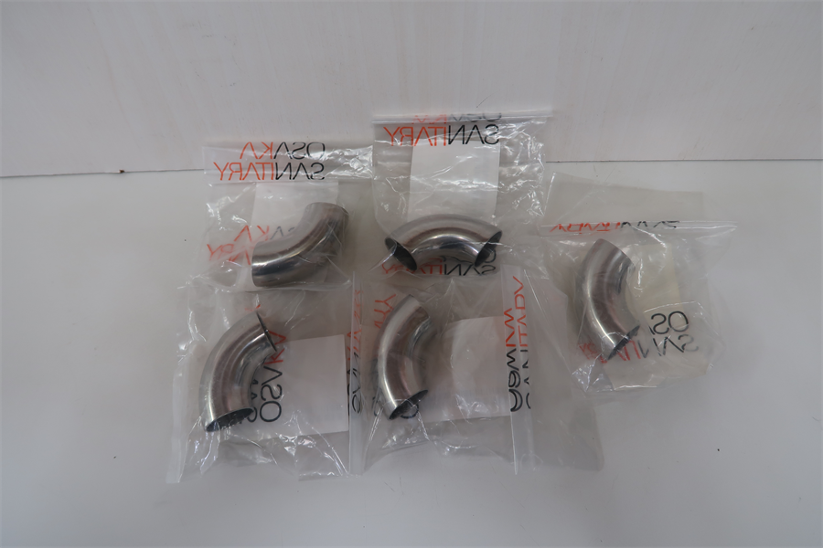 大阪サニタリー(株) 溶接式エルボ 90EL-W（５個セット）【未使用品】　