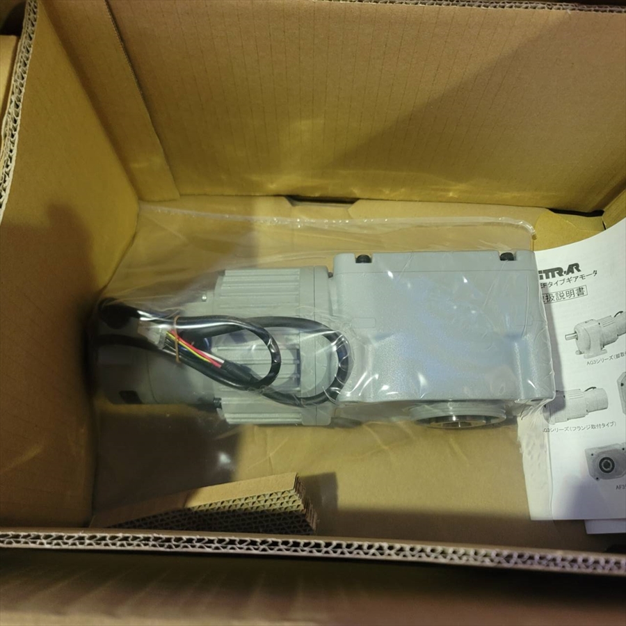 (株)ニッセイ　ACサーボギアモータ　AF3S25N60L-BLF020T2／2018年製　【未使用品】